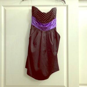 Strapless cocktail dress pockets - size 5